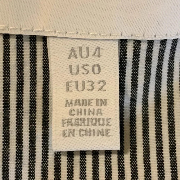 Alice McCALL Makes Sense Button Front Midi Black White Sleeveless Dress Size 4 - Picture 10 of 16